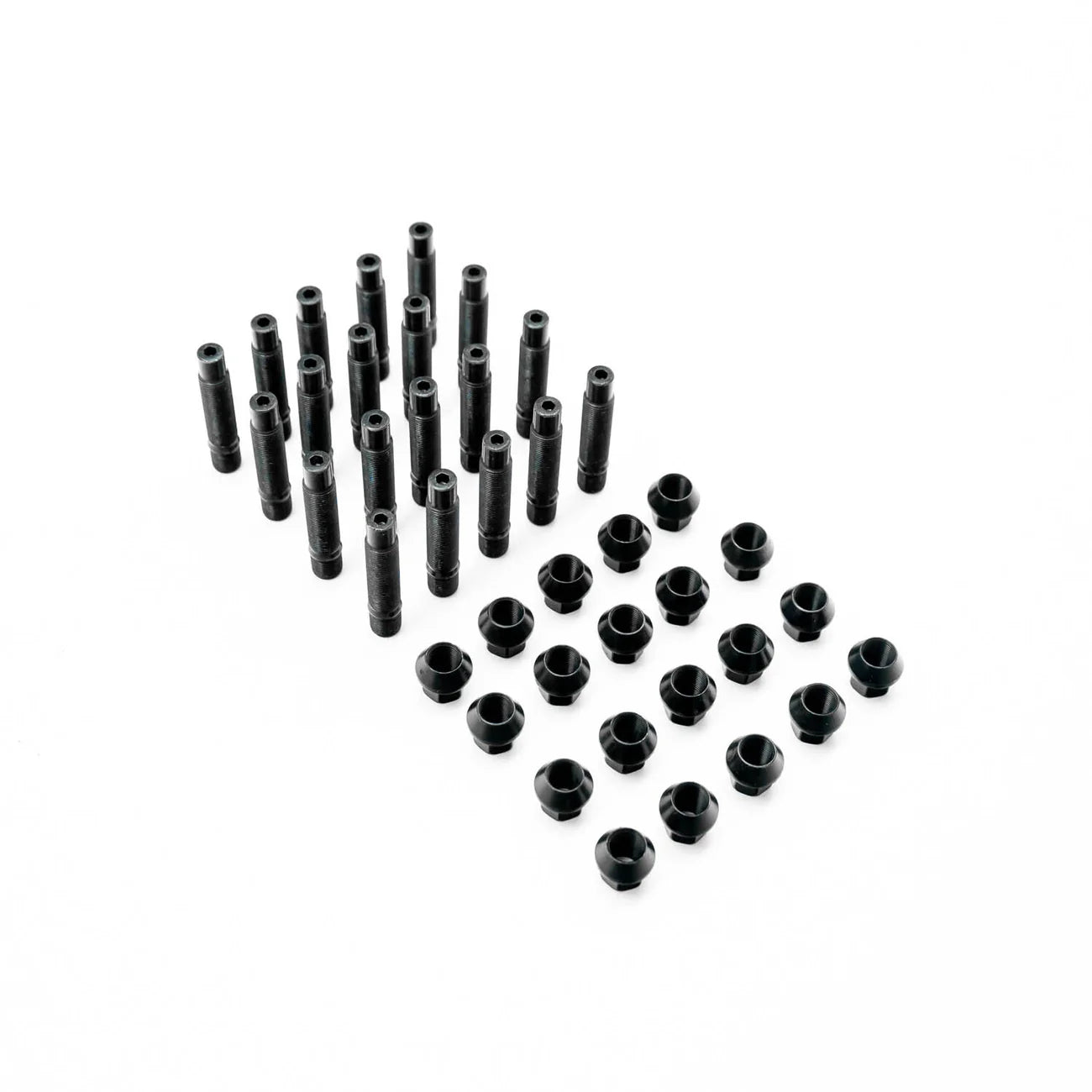 Bimecc Stud & Nut Conversion Kit (black nuts)